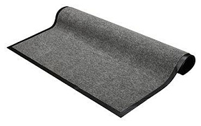 VORTEX Коврик влаговпитывающий, ребристый “TRIP” 120*150 см , серый / 6 24201