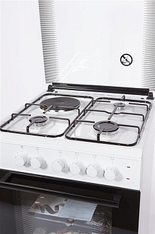 VESTA Valencia VKE 50 10-E Белый EX Плита газоэлектрическая