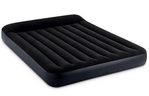 INTEX КВИН,1,52м x 2,03м x 25см, 64143 108-035 Кровать надувная с подголовником