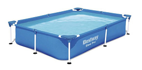 BESTWAY Каркасный бассейн 221 х 150 х 43см 1200л Steel Pro 56401 (004871) Бассейн