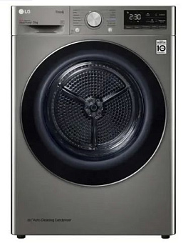 LG DC90V5V9S темно-серебристый Сушильная машина