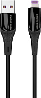 MORE CHOICE (4620202550019) K35i USB 2.4A для Lightning 8-pin силикон - 1м Black Кабель MORE CHOICE (4620202550019) K35i USB 2.4A для Lightning 8-pin 
