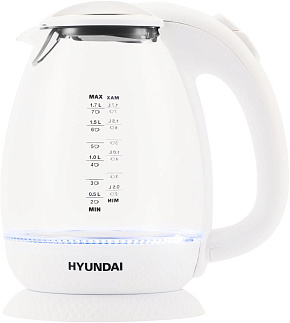HYUNDAI HYK-G3805 (1,7л. стекло) Чайник