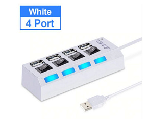 SMARTBUY (SBHA-7204-B) USB 2.0 хаб 4 порта, черный USB-хаб