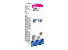 EPSON T6643 пурпурный для L100 (C13T66434A) чернила для принтера