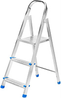 СИБРТЕХ Стремянка, 3 ступени, стальная, оцинкованная 97835