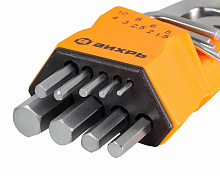 ВИХРЬ Набор ключей имбусовых HEX, 9 шт, 1.5-10 мм Набор ключей