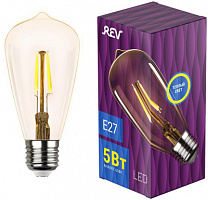REV 32435 5 ST64 5Вт E27 2700K Лампа светодиодная