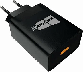 MORE CHOICE (4627151195261) NC52QCm 1USB 3.0A QC3.0 для micro USB быстрая зарядка Black СЗУ