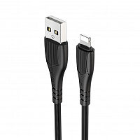 BOROFONE (6931474720856) BX37 USB-Lightning 8 Pin 2.4A 1M - черный Дата-кабель 8 Pin