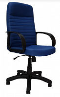 ЯрКресло Кресло Кр60 ТГ ПЛАСТ ЭКО4 (экокожа синяя) Кресло компьютерное