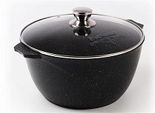МЕЧТА 46802 Гранит black 6л Кастрюля МЕЧТА 46802 Гранит black 6л
