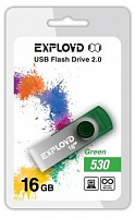 EXPLOYD 16GB 530 зеленый [EX016GB530-G] USB флэш-накопитель