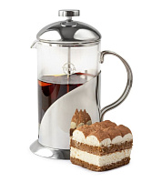 TIMA Френч-пресс "ТИРАМИСУ" 800мл. нержавеющая сталь, боросиликатное стекло. FT-800 Френч-пресс TIMA Френч-пресс "ТИРАМИСУ" 800мл. нержавеющая сталь, 