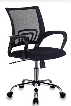 ЯРКРЕСЛА Sti-Ko44/SL/black спинка сетка черный, сиденье черный, крестовина хром Кресло компьютерное