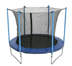 GREEN GLADE Батут 8-футовый 3 ножки 6 стоек без верхнего кольца (fiber rod) B7081 Батут