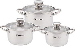ZEIDAN Z-50672 Набор кастрюль ZEIDAN Z-50672