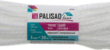 PALISAD HOME полипропиленовый с сердечником, 3 мм, L 20 м, белый, Home Palisad 937065