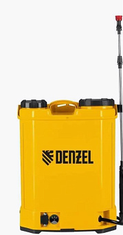 DENZEL Опрыскиватель ранцевый аккумуляторный D-16LA, 16 л, 12 В, 8 Ач 64789 Опрыскиватель