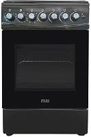 MIU UNO 51S черная Плита газоэлектрическая