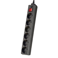 PERFEO (PF_A4672) "POWER+" - 6 роз - 3м - черный Сетевой фильтр