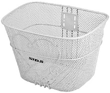 STELS Велокорзина передняя JL-073 белая, для 28" 270055*LU058686 Аксессуары для вело-техники