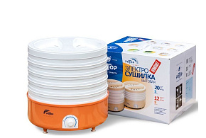 РОТОР СШ-002-12 5реш складывающиеся (цветная упаковка) Сушилка для овощей и фруктов