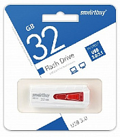 SMARTBUY (SB32GBIR-W3) 32GB IRON WHITE/RED USB3.0 USB флеш