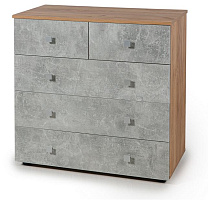 БИТЕЛ ЛОФТ-5 Дуб крафт золотой/Бетон Комод