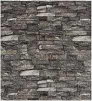 РЫЖИЙ КОТ Панель самоклеящаяся Кирпич 70х77см, серый (105726) Панель самоклеящаяся