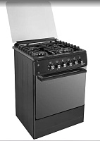 IDEAL L 155 ГК чуг. Черный (электродуховка) Комбинированная плита