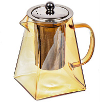 NONAME Чайник заварочный стекло, 0.95 л, с колбой, Мед, Y4-6543 (433928) Чайник заварочный