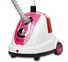 KELLI KL-305 белый-розовый Отпариватель