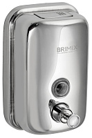 BRIMIX 618 Дозатор жидкого мыла настенный металический с глазком (2) Дозатор для жидкого мыла