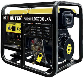 HUTER Электрогенератор дизельный LDG 7000LXА