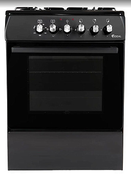 IDEAL L 305 Econom ГК черный (электродуховка) Комбинированная плита
