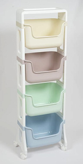 VIOLET Junior 4-х ярусная (микс) 771400 Этажерка