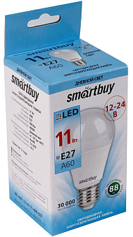 SMARTBUY (SBL-A60_12-24-11-40K-E27) 11W/4000/E27 Лампа светодиодная