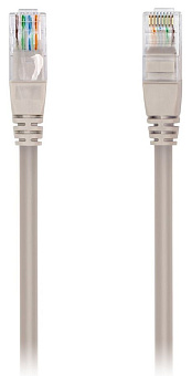 SMARTBUY (K-0930-100) литой UTP Кат.5e 3м серый Кабель