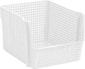 VIOLET "Лофт" 20л штабелируемая (белый) 852006 Корзинка для хранения