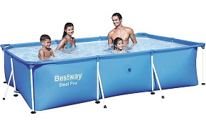 BESTWAY Бассейн каркасный прямоугольный 300х201х66 см, 3300л., 56404 бассейн