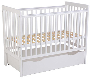 POLINI Кроватка детская Polini kids Simple 310-03, белый (1 кор.) Кроватка