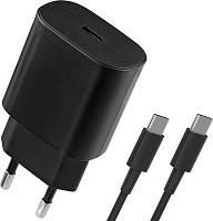 DEFENDER (83225) UPA-125 25W,USB C,кабель Type-C,черный СЗУ