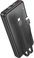 BOROFONE (6941991111853) BJ57 10000mAh 2USB+Type-C 2.4A 22.5W+PD 20W , Black Зарядное устройство