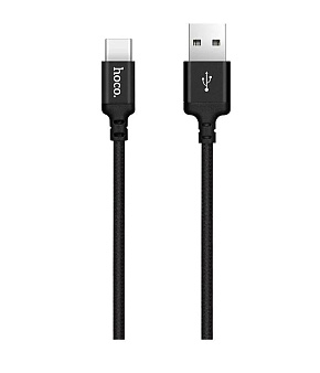 HOCO (6931474752215) X14a Times speed USB (m) - Type-C (m)1.0m - черный ИНТЕРФЕЙСНЫЙ КАБЕЛЬ