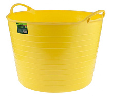 СИБРТЕХ Ведро гибкое сверхпрочное, 40 л, желтое 67507 Ведро