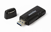 SMARTBUY (SBR-705-K) USB3.0 черный Карт-ридер
