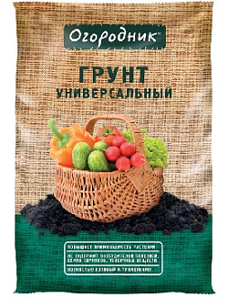 ОГОРОДНИК Грунт универсальный 40л Торфяная продукция