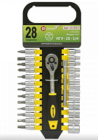 КАЛИБР НГУ-28-1/4 Набор головок