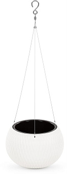 АЛЬТЕРНАТИВА М8724 Жемчужина 4л подвесное (белый) Кашпо
